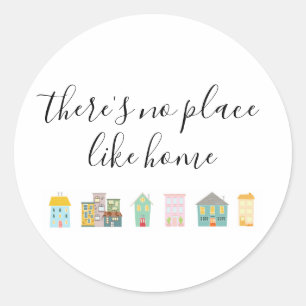 Er is geen plek als thuisredacteur ronde sticker