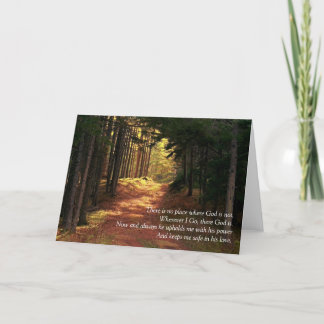 Er is geen plek waar God niet is Kaart