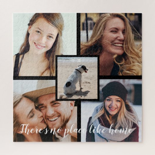 Er is geen plek zoals aangepaste foto's thuis legpuzzel (Verticaal)