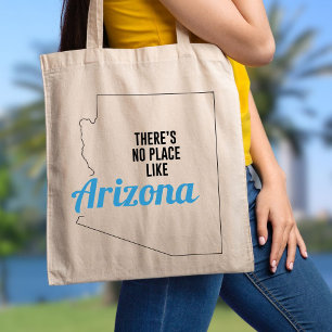 Er is geen plek zoals Arizona, Canvas tas, mam Gif Tote Bag