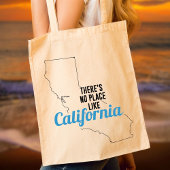 Er is geen plek zoals Californische Canvas tas Mam
