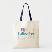 Er is geen plek zoals Connecticut Canvas tas Gift (Voorkant)
