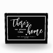 Er is geen plek zoals de aangepaste thuisnaam fotoblokken (Voorkant)