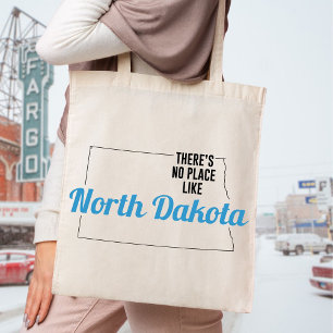 Er is geen plek zoals de Canvas tas van North Dako