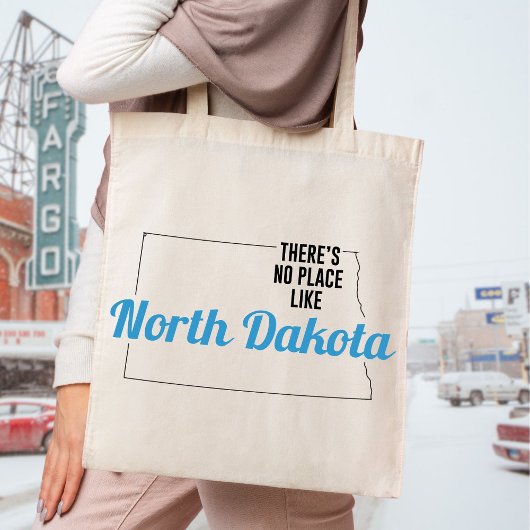 Er is geen plek zoals de Canvas tas van North Dako