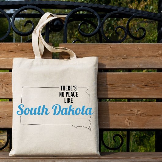 Er is geen plek zoals de Canvas tas van South Dako