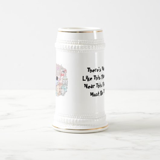 Er is geen plek zoals deze stein bierpul (Center)