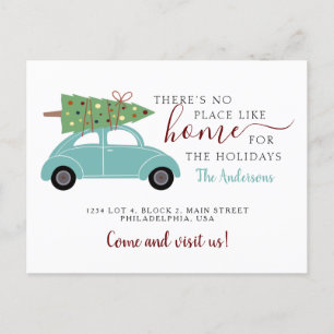 Er is geen plek zoals een groene homepaar aankondigingskaart