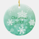 Er is geen plek zoals Gnome, kerst Keramisch Ornament (Achterkant)