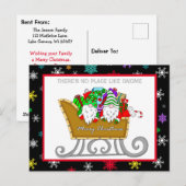 Er is geen plek zoals Gnome, kerstkaart Briefkaart (Voorkant / Achterkant)