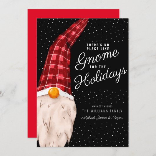 Er is geen plek zoals Gnome voor de Feestdagen (Voorkant / Achterkant)