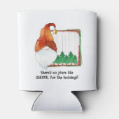 Er is geen plek zoals GNOME, voor de feestdagen. Blikjeskoeler (Achterkant)