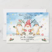 Er is geen plek zoals Gnome voor de Feestdagen Feestdagenkaart (Voorkant)