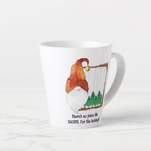 Er is geen plek zoals GNOME, voor de feestdagen. Latte Mok (Rechterhoek)