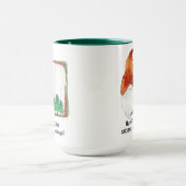 Er is geen plek zoals GNOME, voor de feestdagen. Mok (Midden)