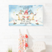 Er is geen plek zoals Gnome voor de Feestdagen Spandoek (Insitu)