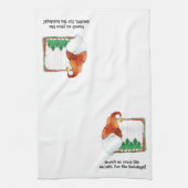 Er is geen plek zoals GNOME, voor de feestdagen. Theedoek (Verticaal)