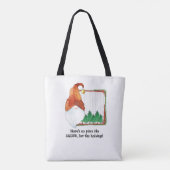 Er is geen plek zoals GNOME, voor de feestdagen. Tote Bag (Achterkant)