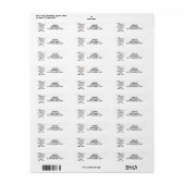**** ER IS GEEN PLEK ZOALS HET MEER**** ETIKET (Full Sheet)