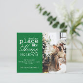 Er is geen plek zoals Home Green Photo Moving (Staand voorkant)