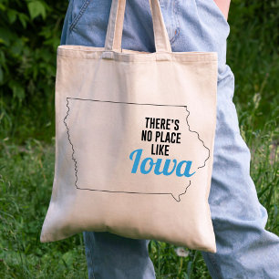 Er is geen plek zoals Iowa, Canvas tas, mam Gift Tote Bag