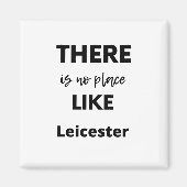 er is geen plek zoals Leicester Magneet (Voorkant)