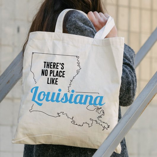 Er is geen plek zoals Louisiana Canvas tas, mam Gi Tote Bag