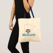 Er is geen plek zoals Minnesota Canvas tas, mam Gi Tote Bag (Voorkant (product))