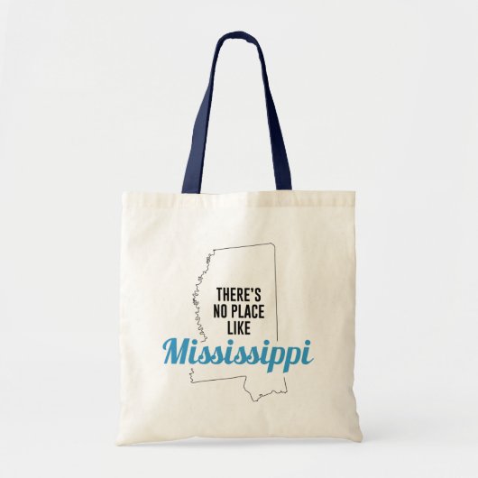 Er is geen plek zoals Mississippi, Canvas tas (Voorkant)