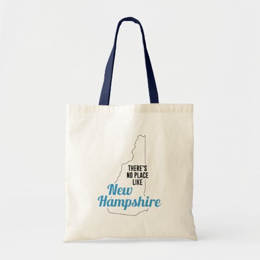 Er is geen plek zoals New Hampshire Canvas tas (Voorkant)