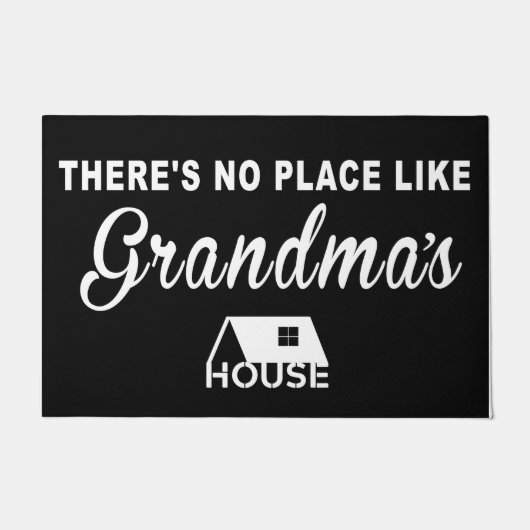 Er is geen plek zoals oma House Deurmat (Voorkant)