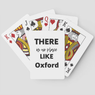 er is geen plek zoals Oxford Pokerkaarten