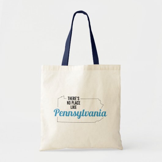 Er is geen plek zoals Pennsylvania Canvas tas (Voorkant)