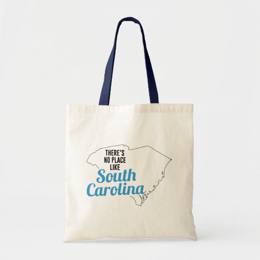 Er is geen plek zoals South Carolina Canvas tas (Voorkant)