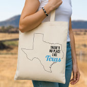 Er is geen plek zoals Texas Canvas tas, mam Gift Tote Bag