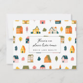 Er is geen plek zoals thuis. bedankkaart (Voorkant)