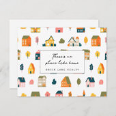 Er is geen plek zoals thuis. bedankkaart (Voorkant / Achterkant)