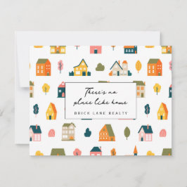 Er is geen plek zoals thuis. bedankkaart