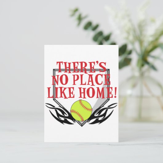 Er is geen plek zoals thuis. briefkaart (Staand voorkant)