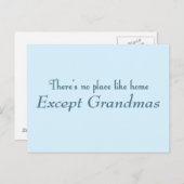 Er is geen plek zoals thuis briefkaart (Voorkant / Achterkant)