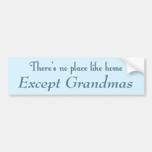 Er is geen plek zoals thuis bumpersticker