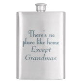 Er is geen plek zoals thuis heupfles (Voorkant)