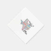 Er is geen plek zoals thuis in Texas Servet (Hoek)