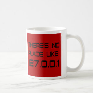 Er is geen plek zoals thuis koffiemok