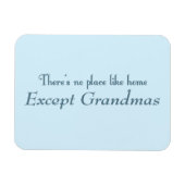 Er is geen plek zoals thuis magneet (Horizontaal)