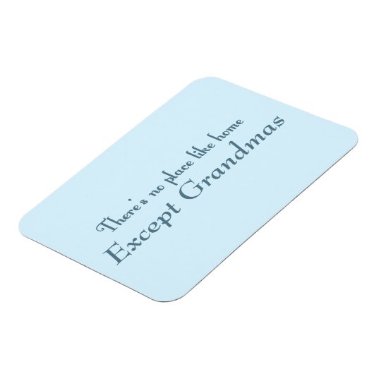 Er is geen plek zoals thuis magneet (Linkerzijde)