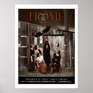 Er is geen plek zoals thuis poster