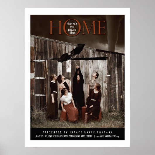 Er is geen plek zoals thuis poster (Voorkant)