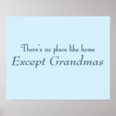 Er is geen plek zoals thuis poster (Voorkant)