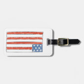 Er is geen plek zoals thuis | Vlag van de VS Bagagelabel (Voorkant horizontaal)